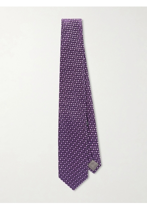 Charvet - 8.5cm Silk-Jacquard Tie - Men - Purple