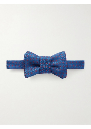 Charvet - Silk-Jacquard Bow-Tie - Men - Blue