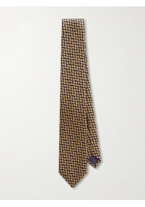 Charvet - 8.5cm Silk-Jacquard Tie - Men - Gold