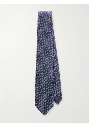 Charvet - 8.5cm Silk-Jacquard Tie - Men - Purple