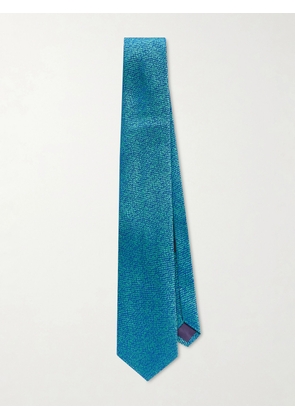 Charvet - 8.5cm Silk-Jacquard Tie - Men - Blue