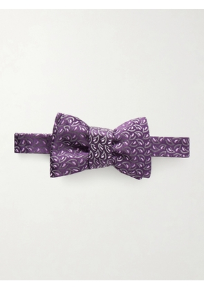 Charvet - Silk-Jacquard Bow-Tie - Men - Purple