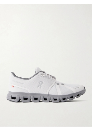 On - Cloud 6 Rubber-Trimmed Mesh Slip-On Sneakers - Men - Gray - US Men's 7