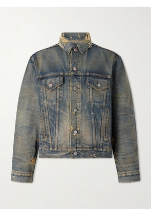 Enfants Riches Déprimés - Type 3 Distressed Denim Jacket - Men - Blue - S
