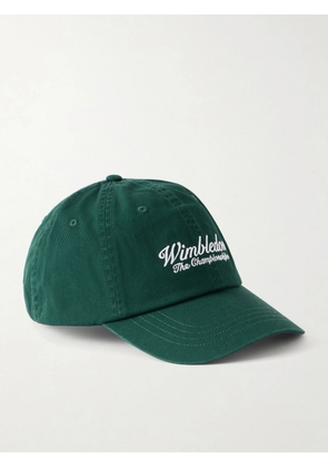 Polo Ralph Lauren - Wimbledon Logo-Embroidered Cotton-Twill Baseball Cap - Men - Green