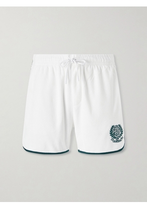Polo Ralph Lauren - Wimbledon Embroidered Straight-Leg Cotton-Blend Shorts - Men - White - XS