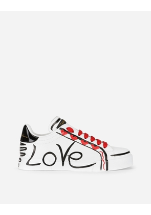 Dolce & Gabbana Limited Edition Portofino Sneakers - Woman Multicolor 39