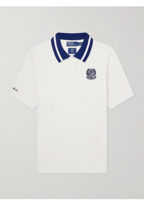 Polo Ralph Lauren - Wimbledon Embroidered Cotton-Knitted Shirt - Men - White - S