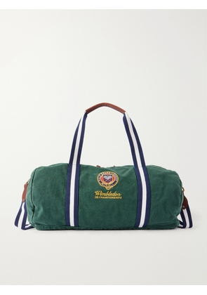 Polo Ralph Lauren - Wimbledon Embroidered Cotton Duffle Bag - Men - Green