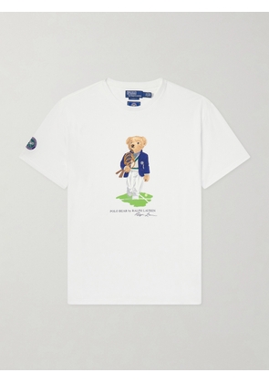 Polo Ralph Lauren - Wimbledon Logo-Printed Cotton-Jersey T-Shirt - Men - White - XS