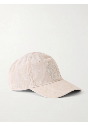 Polo Ralph Lauren - Wimbledon Logo-Embroidered Linen Baseball Cap - Men - Neutrals