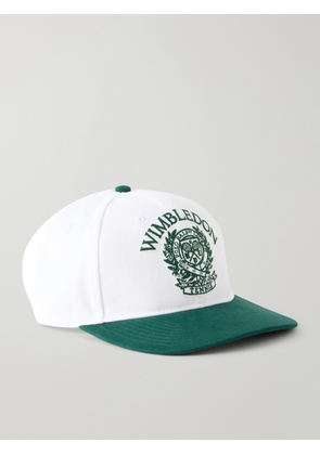 Polo Ralph Lauren - Wimbledon Logo-Embroidered Cotton-Twill Baseball Cap - Men - White