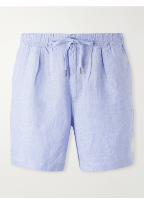 Polo Ralph Lauren - Wimbledon Straight-Leg Linen-Woven Shorts - Men - Blue - XS