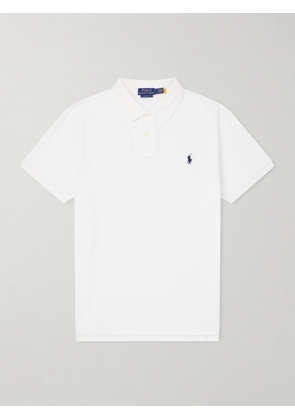 Polo Ralph Lauren - Logo-Embroidered Cotton-Piqué Polo Shirt - Men - White - XS