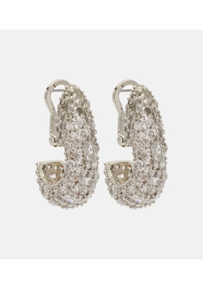 Jennifer Behr Crystal-embellished hoop earrings