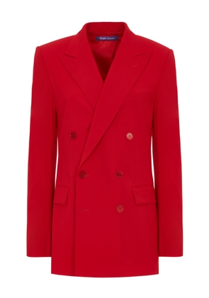 Ralph Lauren Ramona Stretch Wool-Blend Double-Breasted Blazer - Moda Operandi