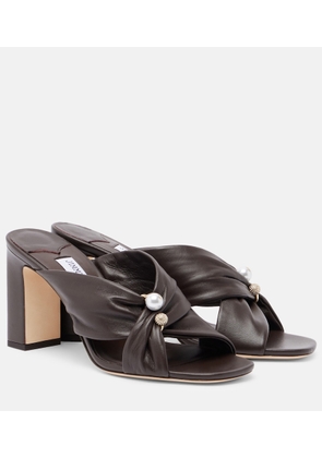 Jimmy Choo Rafi embellished leather mules