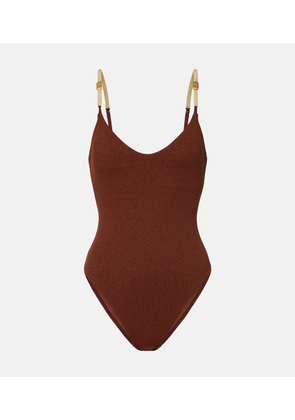 ViX Paula Hermanny Harper beaded swimsuit