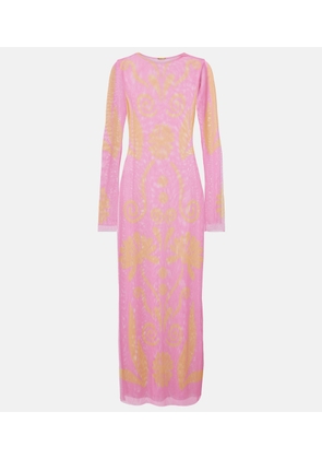 Cala de la Cruz Tania printed maxi dress