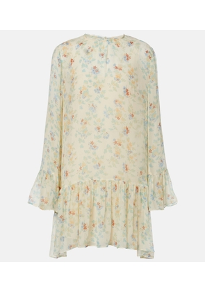 Ulla Johnson Emmeline floral silk chiffon minidress