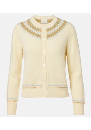 Doen Olympe Fair Isle wool-blend cardigan