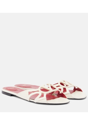Valentino Garavani Wonderweb VLogo leather slides