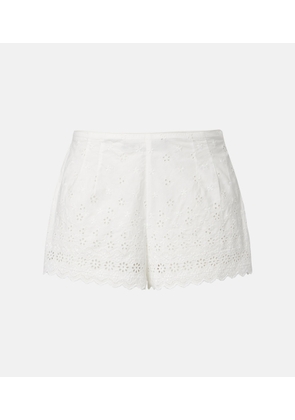 Doen Arda embroidered cotton shorts