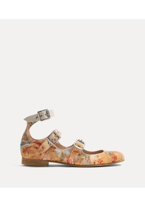 Vivienne Westwood Roman Three Strap Sandal Printed Canvas Boucher-cherubs 11-44 Unisex