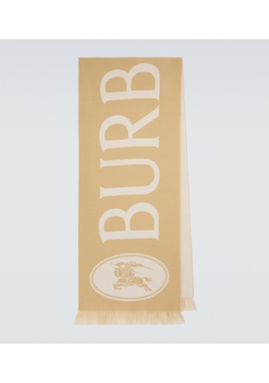 Burberry Logo wool scarf
