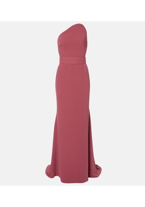 Solace London Seraphina one-shoulder gown