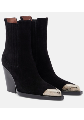 Paris Texas Dallas embellished suede ankle boots