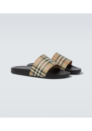 Burberry Burberry Check slides