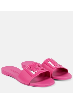 Dolce&Gabbana DG rubber slides