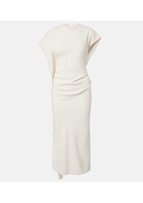 Victoria Beckham Victoria draped crepe satin midi dress