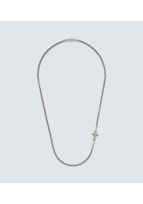 David Yurman Cross Station sterling silver necklace