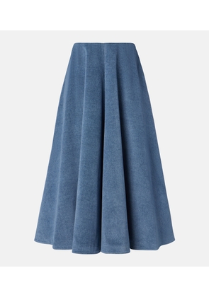 Altuzarra Varda denim midi skirt