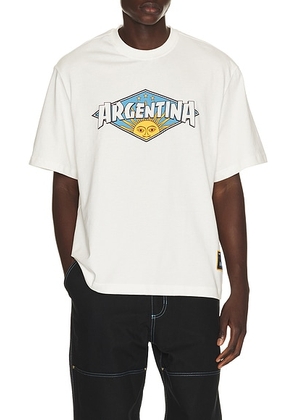 Adidas Originals x Thrasher Magazine x AFA Tee in Core White - White. Size M (also in L, S).