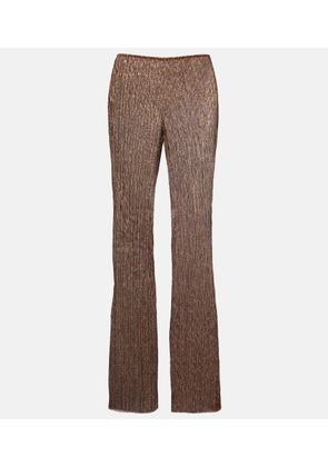 Cala de la Cruz Dries lame flared pants