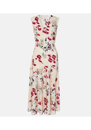 Ulla Johnson Elowen floral silk midi dress