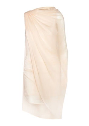 ROTATE Cape-Detailed Chiffon Mini Dress - Moda Operandi