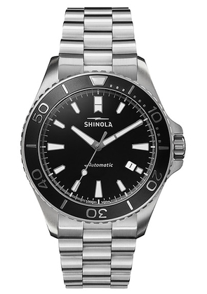 Shinola 43mm Monster in Glossy Black - Black. Size all.
