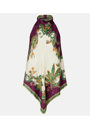 Alemais Ruthie printed top