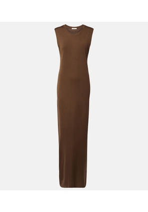 The Row Oiva silk maxi dress