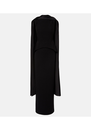 Solace London Annie scarf-detail gown