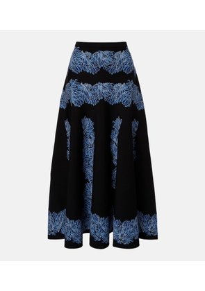 Ulla Johnson Alessia knitted jacquard midi skirt