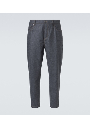 Brunello Cucinelli Virgin wool straight pants