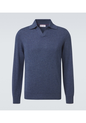 Brunello Cucinelli Cashmere polo sweater