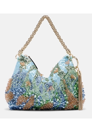 Jimmy Choo Callie Small brocade top-handle bag