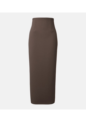 Khaite Winton crepe maxi skirt