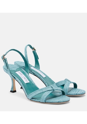 Jimmy Choo Elsy woven slingback sandals